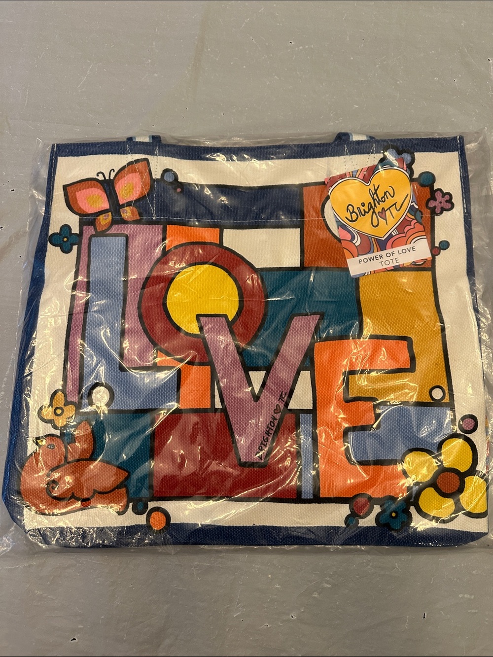 Brighton Multicolor “Power of Love” Tote NWT